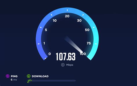 ping speed test.